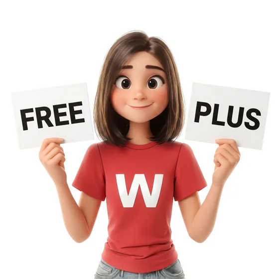 Wee ti presenta le due strade, Free o Plus, serena